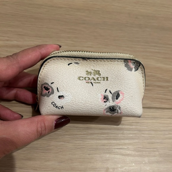 Coach Handbags - COACH Cherry Blossom Leather Coin Purse